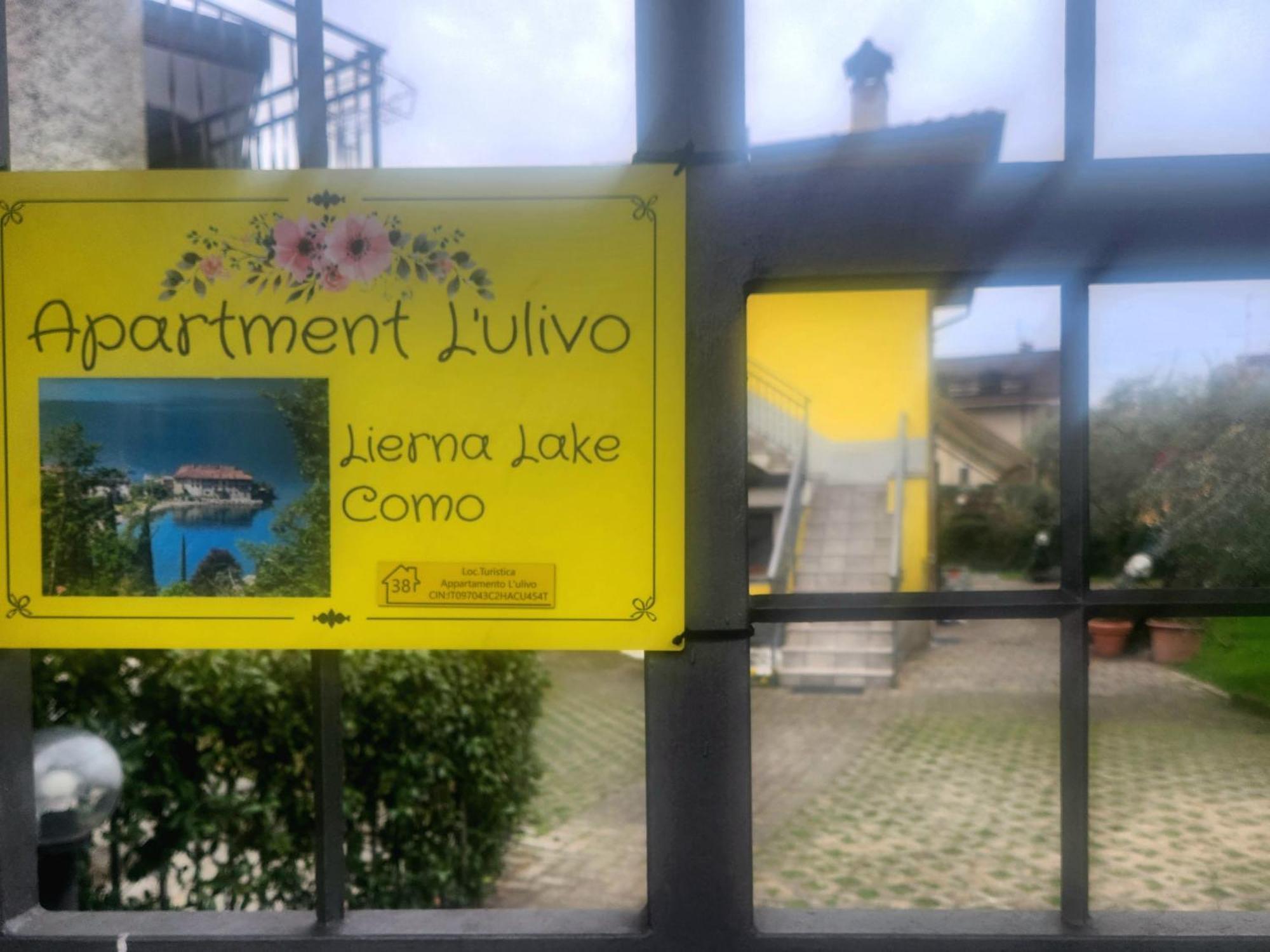 Apartment L'Ulivo Lake View Private Road 5 Kilometers From Varenna Lierna Exterior foto